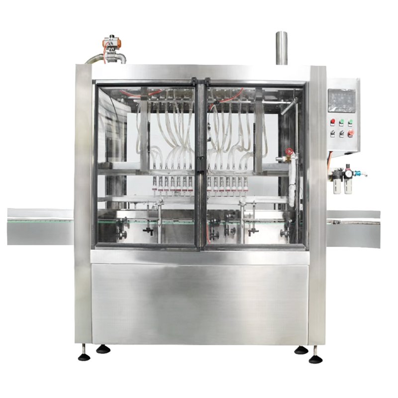 Máquina automática de llenado y envasado de aceite lineal de alta velocidad