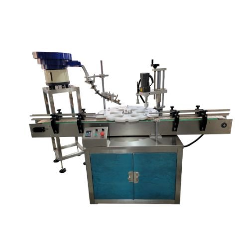 Rotary Caps Covering and Capping Machine