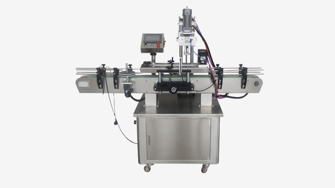 Máquina semiautomática para tapar botellas