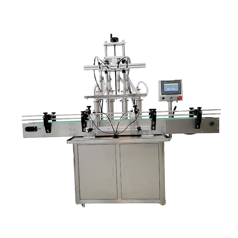 Máquina de llenado de líquidos neumática de pistón totalmente automática X-YA
